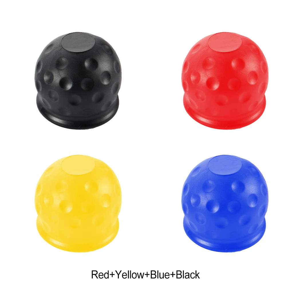 

4pcs set Universal Fit Tow Bar Ball Cover Cap For Multipurpose Easy To Install Towing Bar Ball Cap