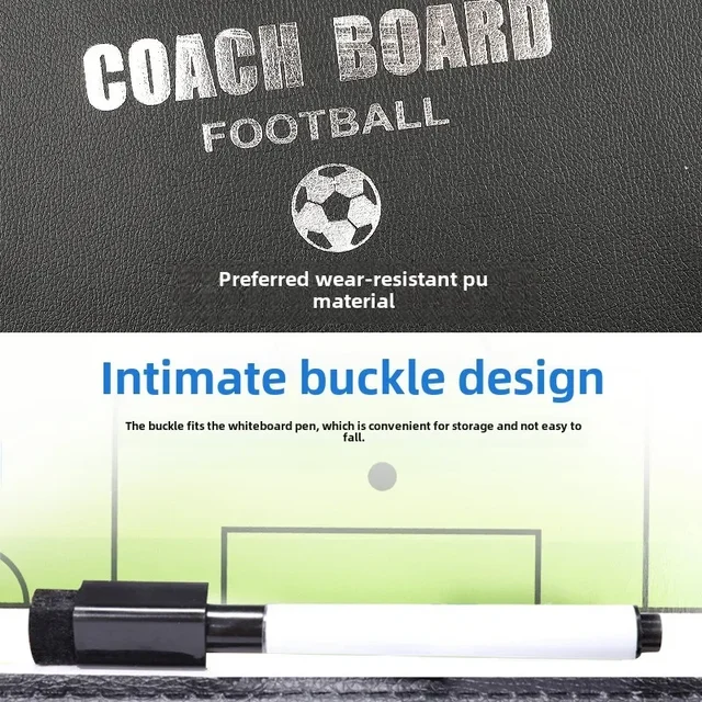Soccer Tactics Board Football Coaching Training Strategy Teaching Magnet Master 3
