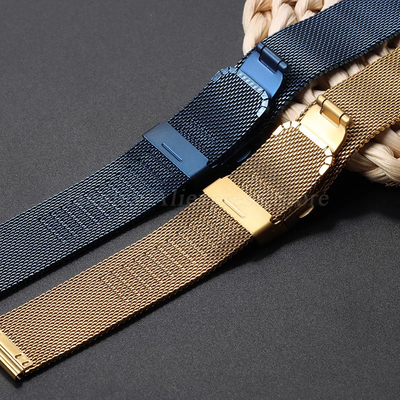 Premium Stainless Steel Mesh Milanese Watch Strap - Versatile Sizing Options