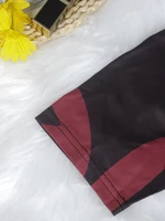 Plus Size Long Sleeve Abstract Print Tunic Top for Women with Asymmetrical Hemline - Image 6