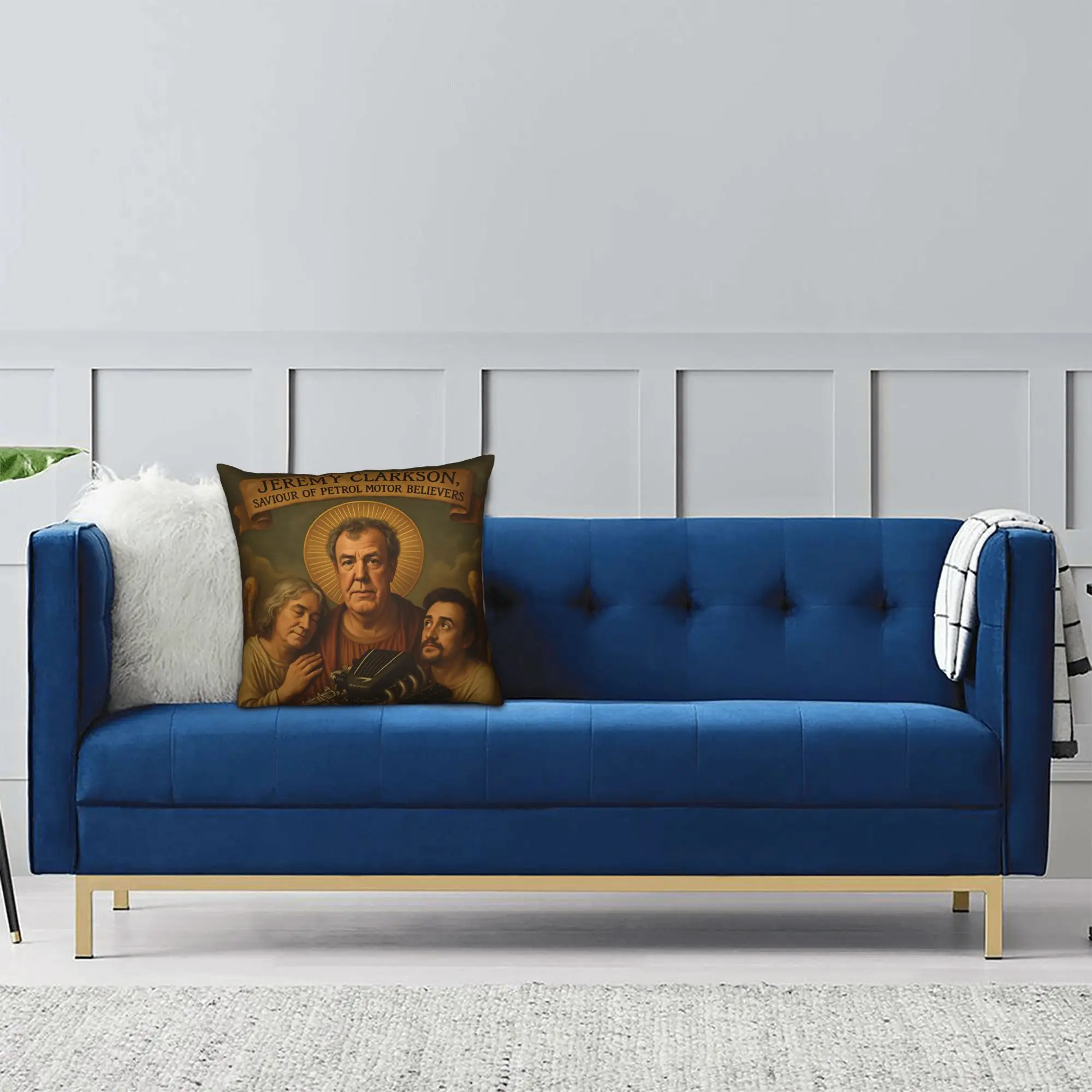Kissenbezug Jeremy Clarkson als God Holing Neuheit Kissenbezug für Stuhl Sofa Home Decor Kissenbezüge – Detail 9