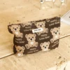 Cute Bear Female Cosmetic Bag Large Capacity Cosmetic Lipstick Storage Bag Portable Travel Toiletry Bag Commuter Clutch 5