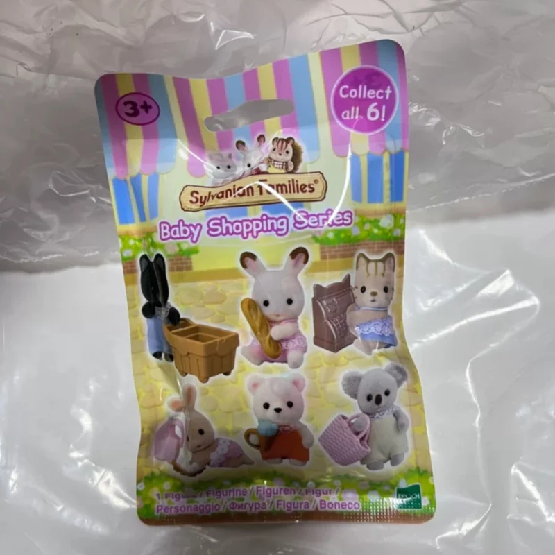 2024 hot Japan Sylvanian Families Randomly 1 Kawaii Shopping Festival Doll Cute Anime Figrues Room Ornaments Birthday Gift toy 3