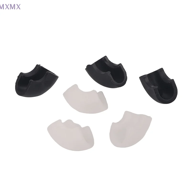 Non-slip Furniture Leg Pads Plastic Chair Stool Leg Caps 10mm Pipe Clamp Bow Support U-shaped Tube Pad Floor Protectors 20Pcs