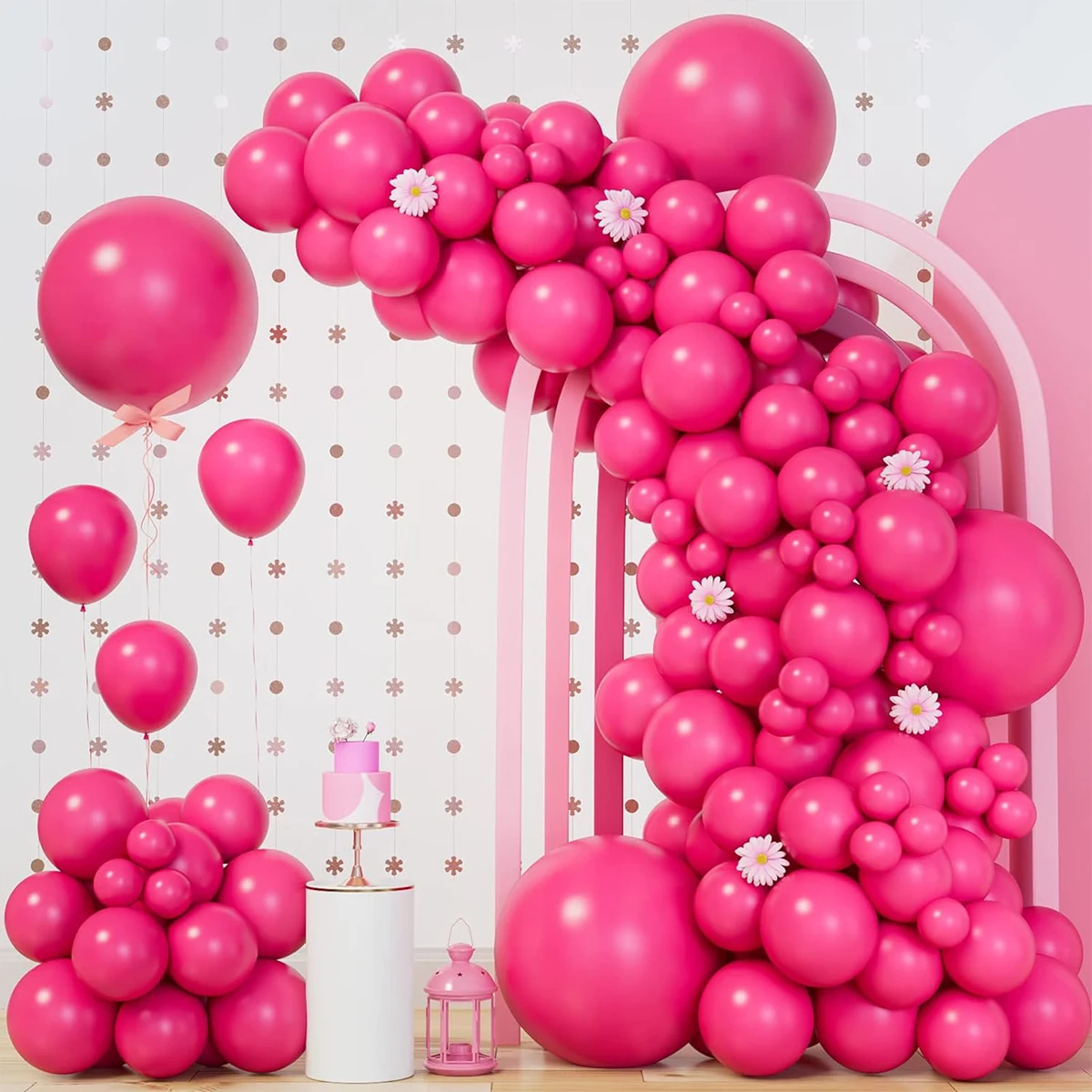 Ballonslinger met Happy Birthday - meter