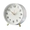 Retro Analog Alarm Clock with Night Light Battery Operated Silent Snooze Function Alarm Clock Bedroom Supplies 5