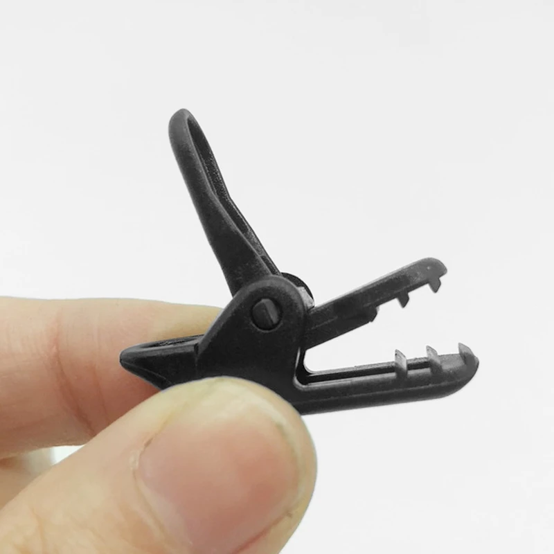 Tent Clips 10/20pcs Outdoor Tent Clamp Tarp Clips Camping Equipment Tents Awning Anti-wind Fixed Tarpaulin Crocodile Clamp
