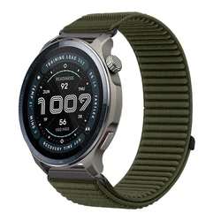 Premium 22mm Nylon Loop Sports Strap - Comfortable Bracelet Watchband - 22MM (Army green)