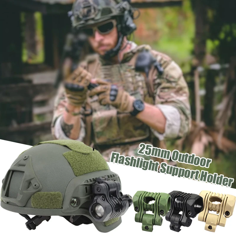 

Helmet Special Lighting Flashlight Support Tactical Quick Release Helmet Clamp Adaptor Outdoor Sports Cycling Headlight Holder