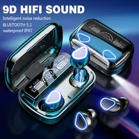 M10 TWS Bluetooth 5.3 Headphones 3500mAh Charging Box Wireless Earphones With Mic 9D Stereo Sports Waterproof Earbuds Headset 1