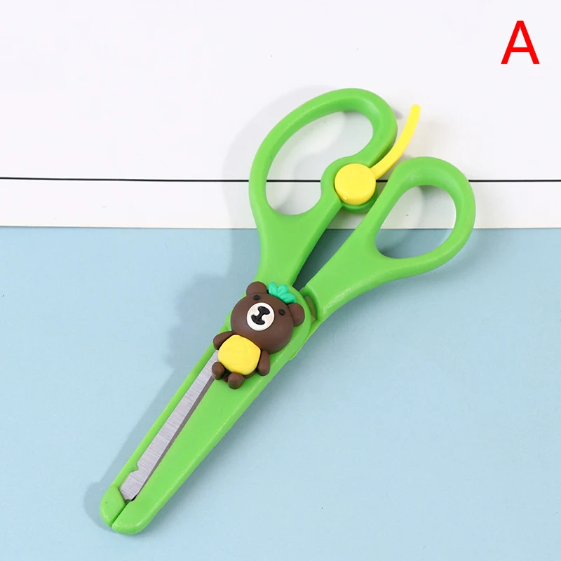 Buy Wholesale China Cartoon Kids Safety Scissors Paper Cutting Cute Animal  Gift Stationery School Office Supplies & Safety Scissors at USD 0.12