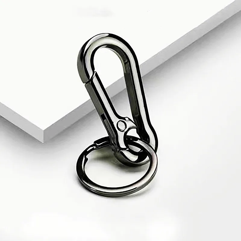 4Pcs 3x7cm Metall Kürbis Schnalle Schlüsselbund Karabiner Form Haken Für DIY Vintage Schlüssel Ring Auto Dekoration geschenk Stecker Zubehör – Detail 2