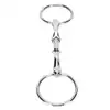 Pet Toys O Ring Horse Bits Flexible Linking Polished Stainless Steel Horse Mouth Bit for Horse Racing Training Pet Product 2