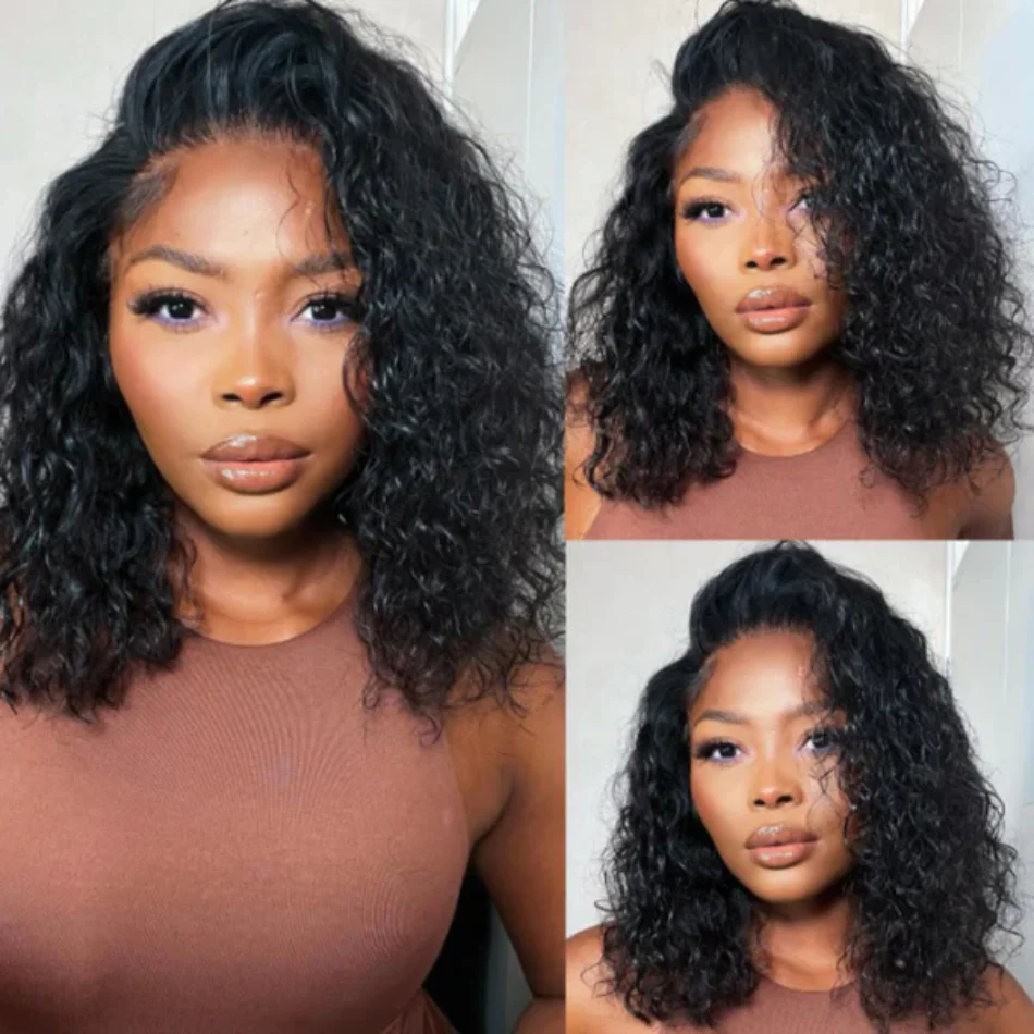 UNice Hair Bye Bye Knots Wig Water Wave Wear Go Wig Short Bob 7x5 Lace Glueless Human Hair Wig for Women Virgin Brazilian Hair