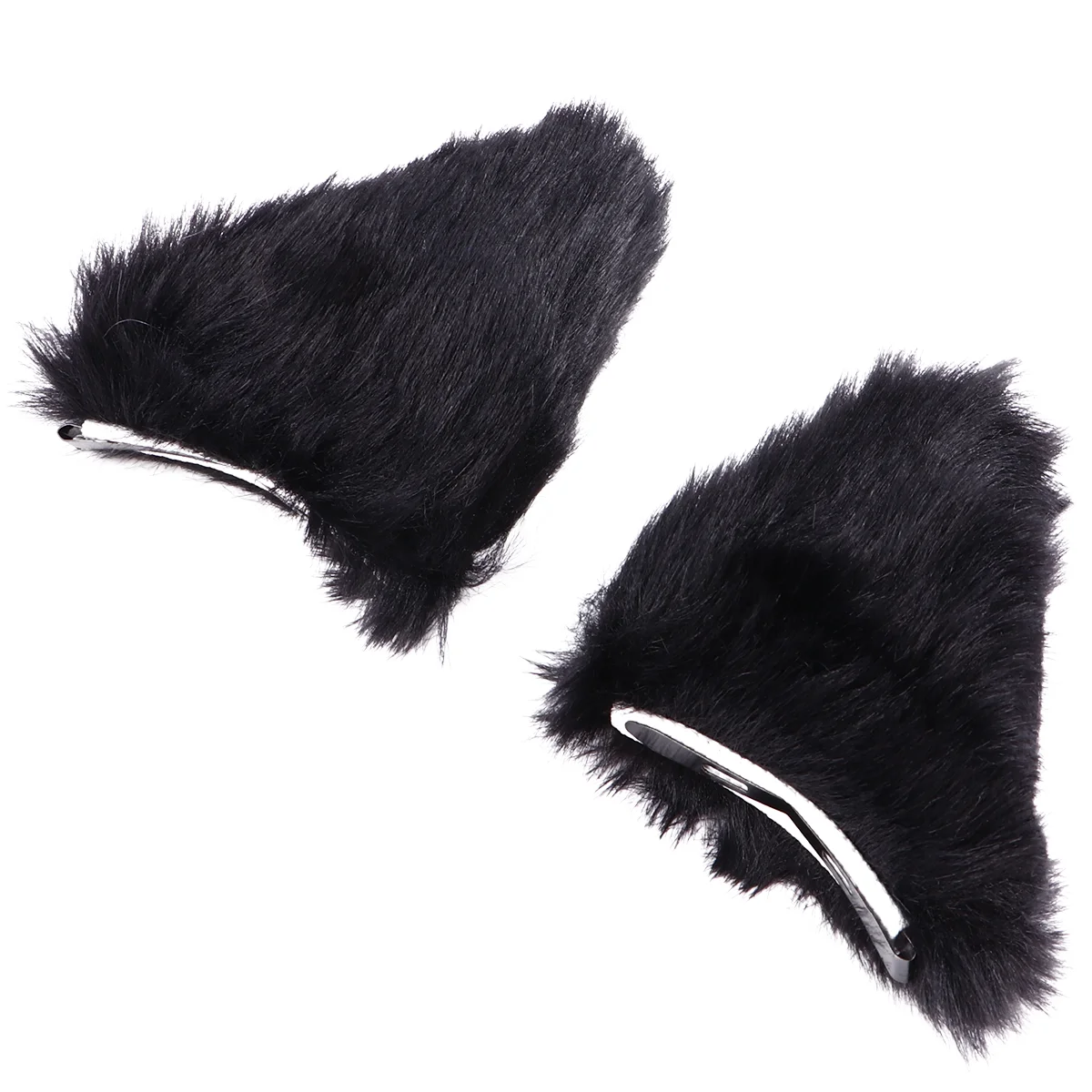 Anime Hair Accessories Pink Leopard Print Furry Cat Ears Hair Clips Girls Headwear Costumes Durable Handmade Fox Ears Unique