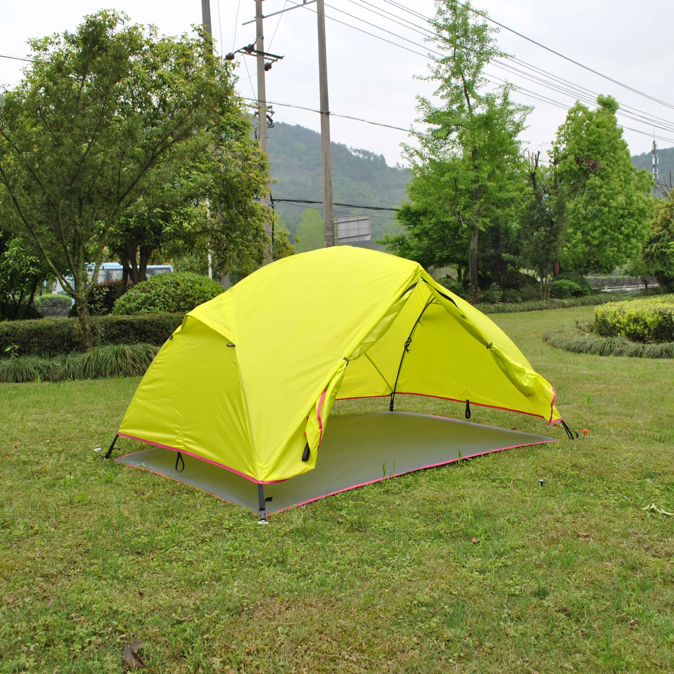 Ultralight Tent, Double Layers, 2 Person Camping Tent, Backpacking Come with footprint,CZX-484