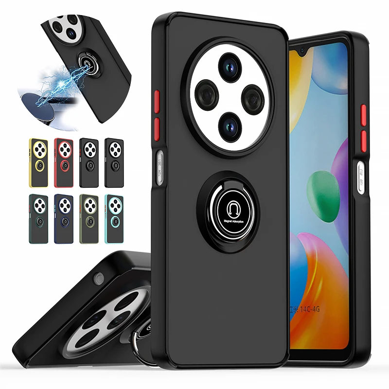 Rugged Shockproof Case with Magnetic Ring and Car Holder