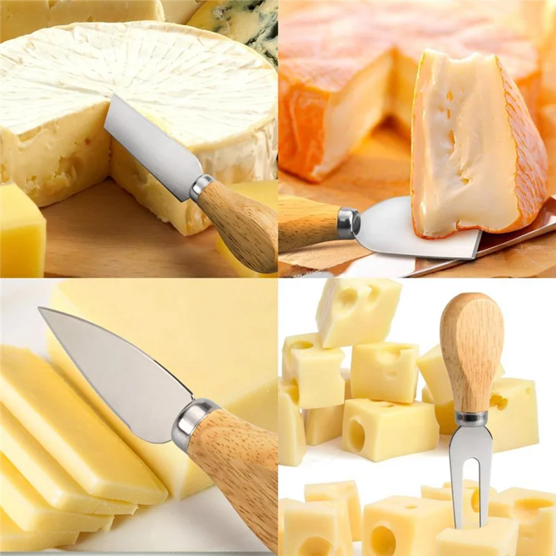 Cheese Knife Shovel Stainless Steel Cheese Tool Cutlery Knife Set Gift Box Kitchen Cooking Tool-Y78A