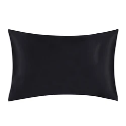 Luxurious Silky Satin Pillowcase - Hair Beauty & Home Decor - Standard50X66CM (1PC Black)