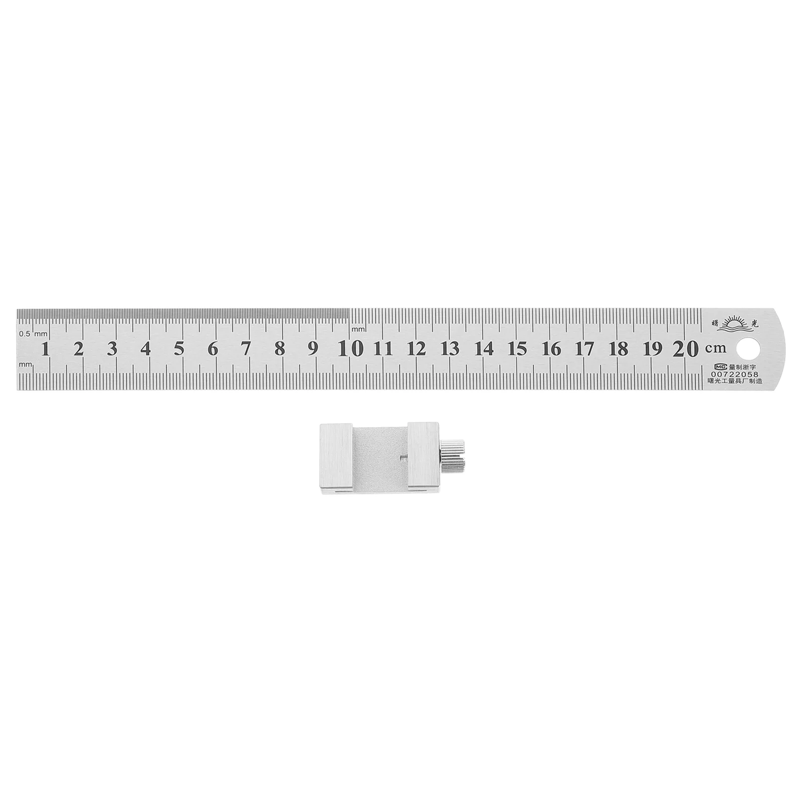 

Steel Ruler Positioning Block Tool Multipurpose Metal Rulers With Drawing Handicraft Stainless Office Measuring Measurement