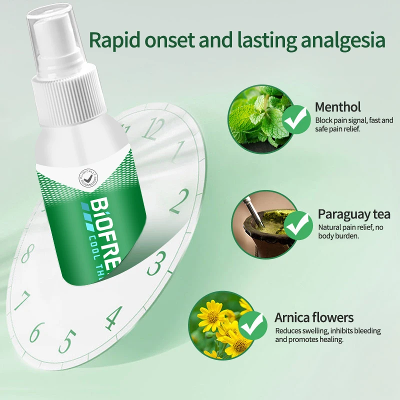 Pain Relief Spray Cold Compress Rheumatism Low Back Pain Knee Trauma 10/20/30/50ml pain relief spray