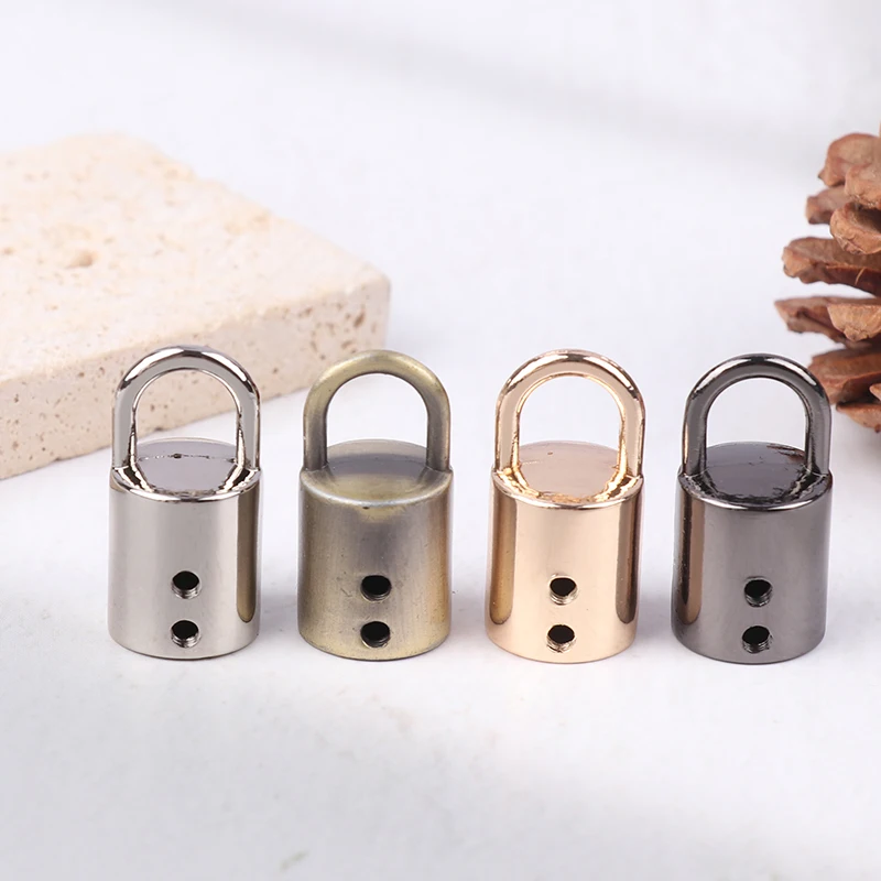 

1PC 11mm Bag Metal Buckle Handbag Strap Tassel Fringe Cap Clasp Hanger Cords Lock Stopper DIY Hardware Accessories