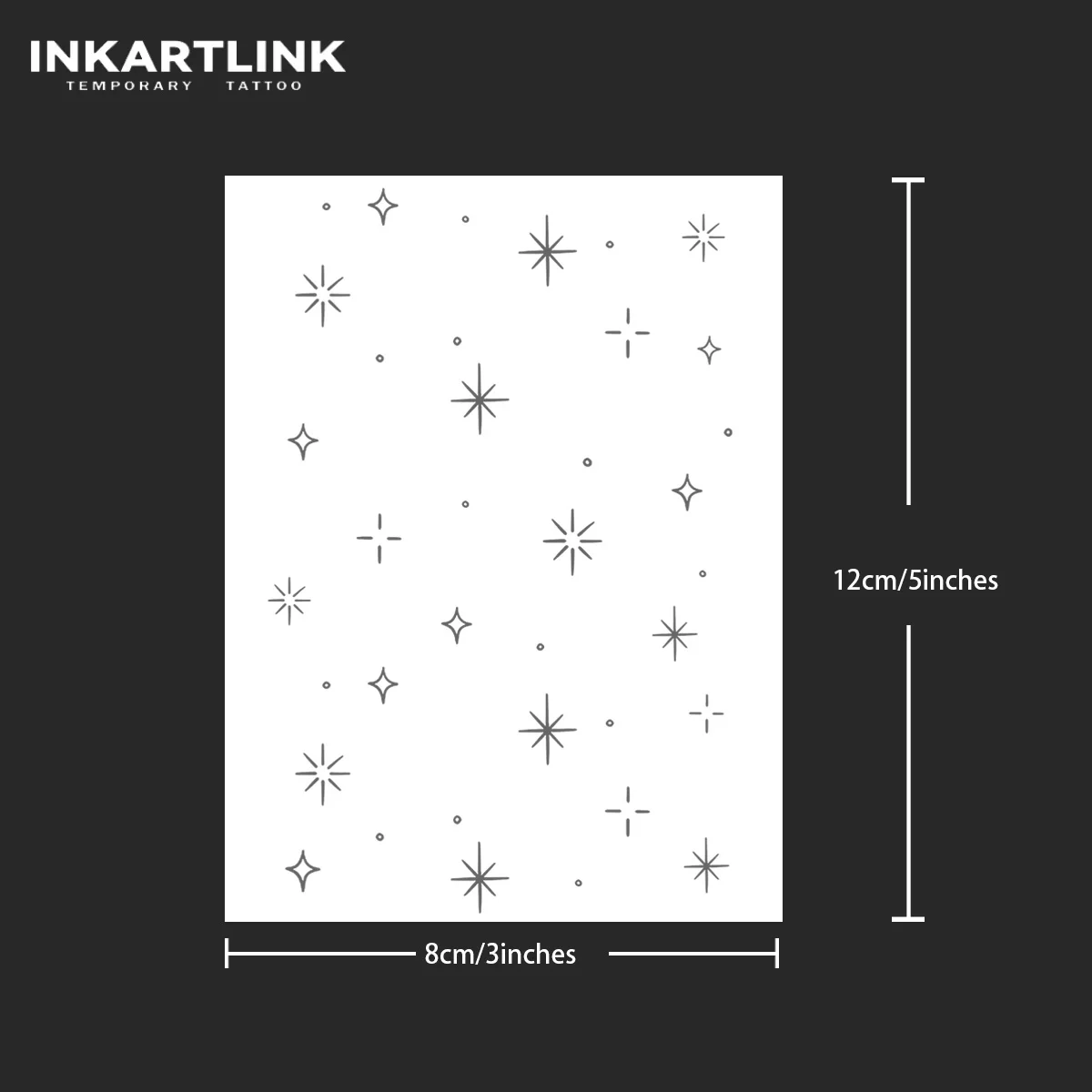starry Temporary Tattoo,Lasts To 15 Days New Technology Magic Waterproof Semi Permanent Sticker. 4