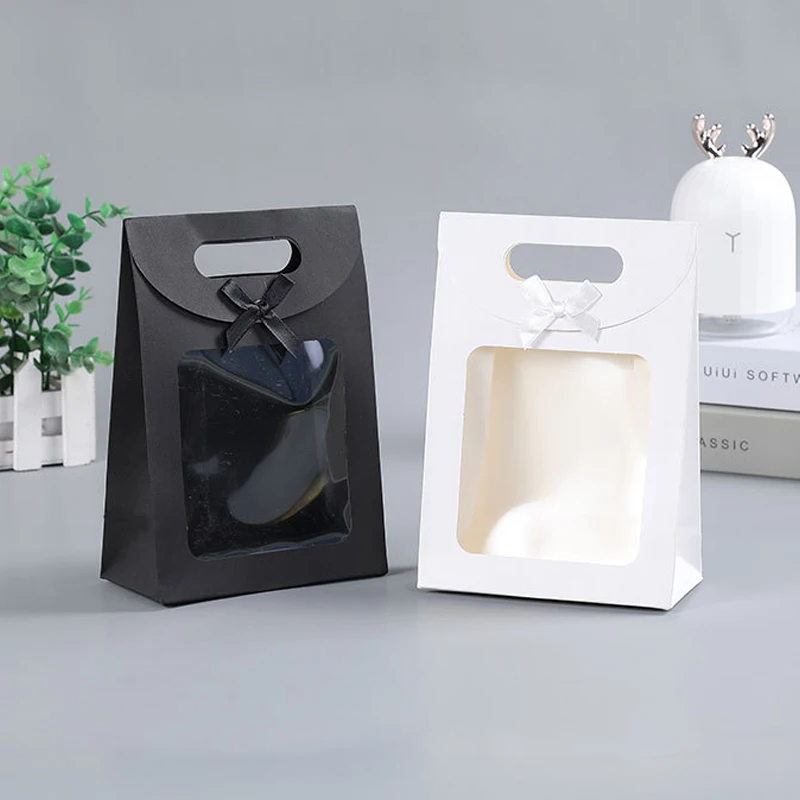 Pack De 12 Bolsas Ventana Transparente Regalo | Cuotas Sin Interés