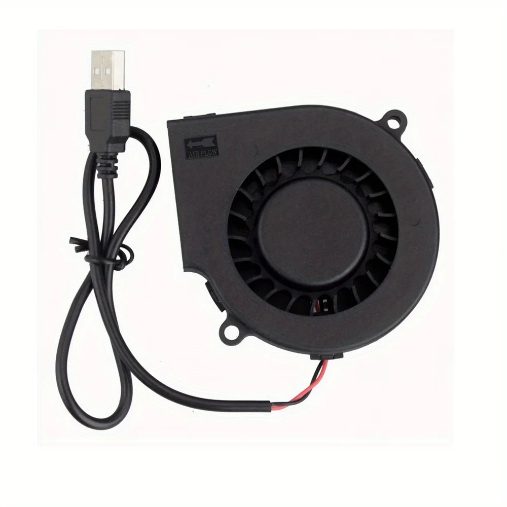 75mm USB Fan Cooling Turbo Blower Brushless 3D Printer 5015 7515 7525 7535 For Extruder DC Cooler Power Inverter Air Pump PC CPU cooling fan 3d printer fan