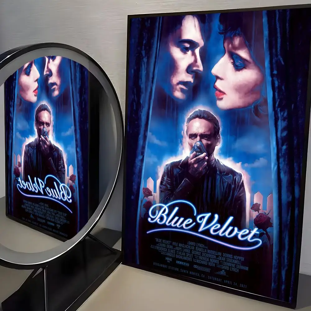 Premium Blue Velvet Movie Poster - HD Self-Adhesive Wall Decor for Home, Office, Dorm, and Bedroom - Perfect Gift Option