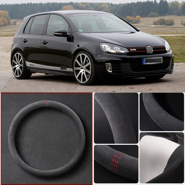 Couvre volant Cuir Alcantara Golf 5 GTI / R32