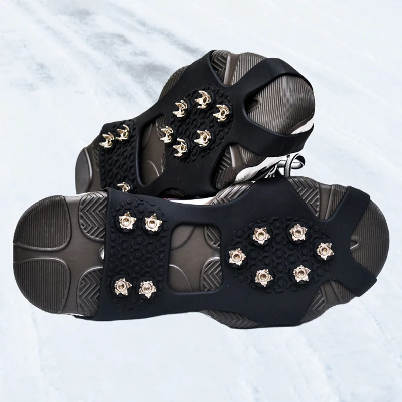 Removable Shoes Cover with Nails Non-Slip Reef Rock Sea Fishing Waders Boots Sole Crampon with 304 Stainless Steel