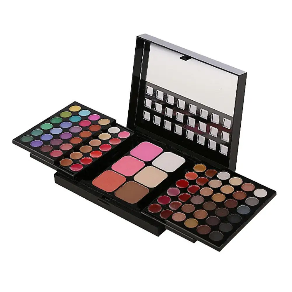 78Colors Pearlescent fine Glitter Eyeshadow Palette Matte Waterproof Long Lasting Pressed Powder Cosmetics Women Makeup