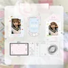 Korean Ins Cute Camera Phone Design Idol Card Holder Girl Photocard Holder Sleeves Protective Collect Pendants Gift 6