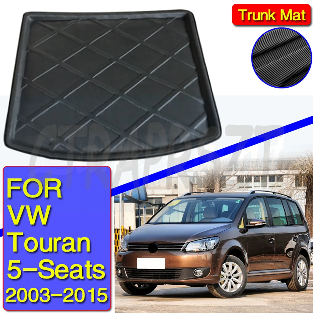 

Car Boot Mats For VW Touran MK1 MK2 2003 - 2015 Waterproof Carpet Muds Car Trunk Mats Storage Pads Auto Interior Accessories