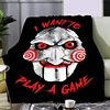 Saw X Horror Thriller Movie Printed Blanket Picnic Blankets Warm Blanket Soft and Comfortable Blanket Home Travel Birthday Gift 1
