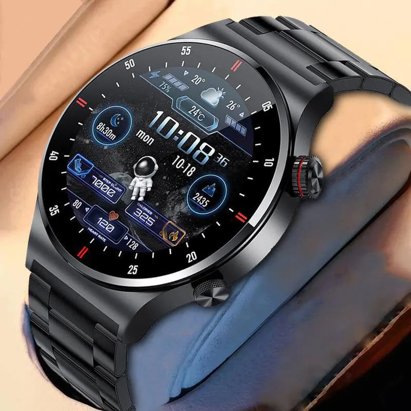 2023 Nuovo Qw33 Bluetooth Call Smart Watches For Men Large Hd Screen Contapassi Sport Fitness Tracker Smartwatch Impermeabile
