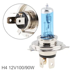 1piece 12V H1 H3 H4 H7 9005 9005 9006 H11 White Yellow Car Halogen Lamp 100/55W Super Bright Auto Front Headlight Fog Bulb