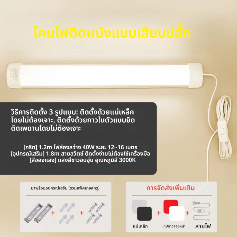 SAINAHEPAN | ไฟ LED ถนอมสายตา สำหรับโต๊ะเรียนและข้างเตียง