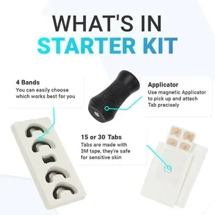 Anti snoring Nose Clip Device  Nasal Breathing Dilators Magnetic Nose Strips Increase Air Intake Improve Sleeping Reduce Snoring 6