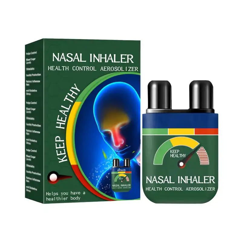 

Nasal Inhaler Nasal Oil Inhaler Relieve Rhinitis Fatigue Refreshing Artifact Aromatherapy Liver Cleansing Nasal Herbal box
