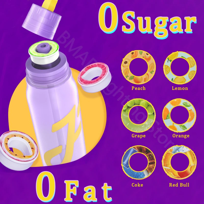 Flavoring pods air scent fruit flavour up tritan plastic water drink