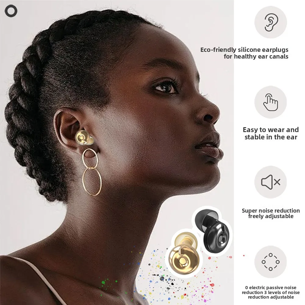 Adjustable Noise-Reducing Earplugs with Sound Insulation