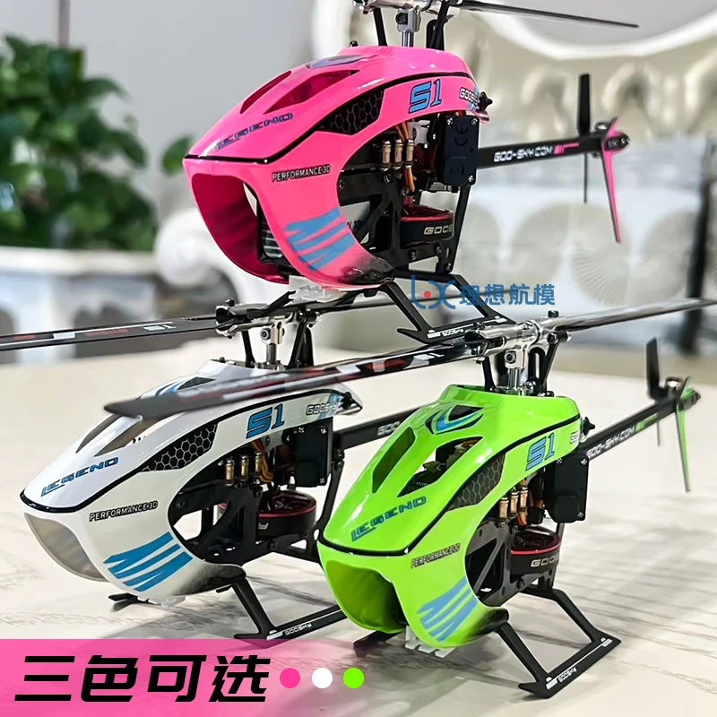 

Goosky S1 BNF 6ch 3D Stunt Double Brushless Motor Direct Drive Motor Flybarless Direct-drive RC Helicopter Toys Christmas Gifts