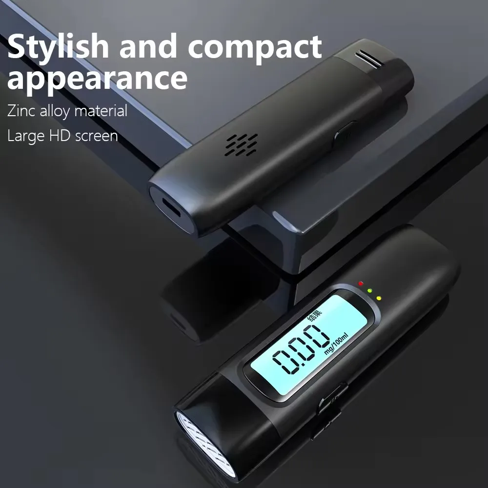 Portable Alcohol Detector Non-Contact Drunk Driving Tester High Accuracy Breathalyzer alkomat Alcohol Detector