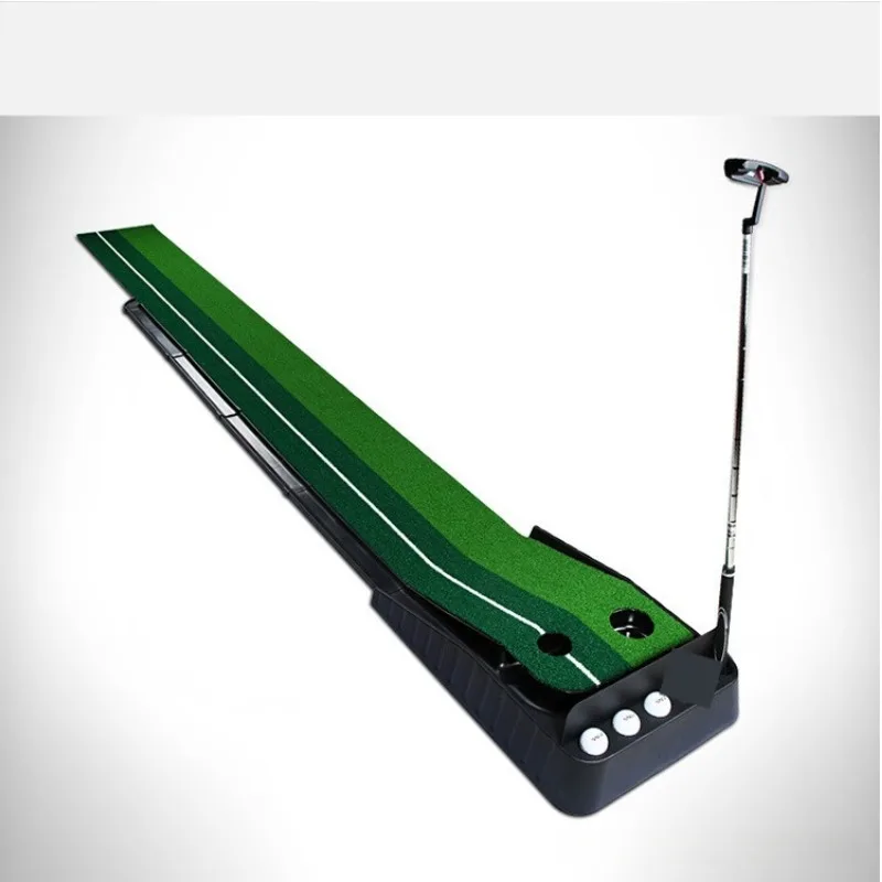 3M Golf Putter Mat Portable Outdoor and Indoor Golf Practice Mat True Rolling Surface Golf Putter Golf Ball Back to the Fairway 4