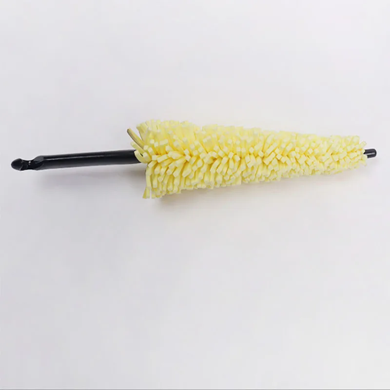 Sponge Tire Cleaning Brush Wheel Hub Brush Steel Bell Multi-purpose Car Cleaning