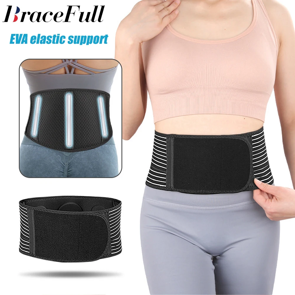 Back Brace for Lower Back Pain,Back Support Belt for Women Men -With Lumbar Support Pad - Lumbar Sacral Belt for Lower Back Pain