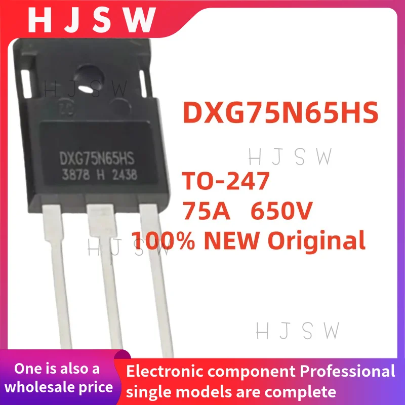 High-Quality IGBT Field-Effect Transistor - 75A, 650V, TO-247 Package (5/10/20PCS)