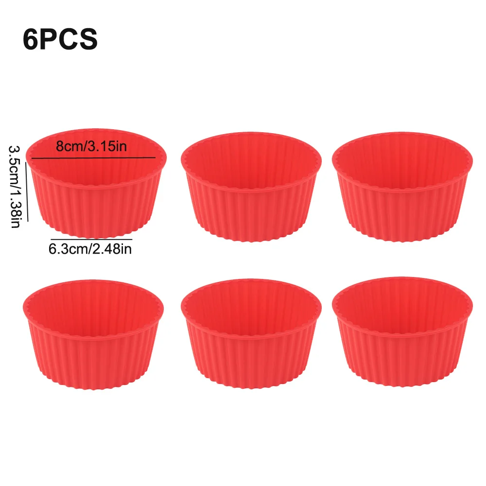 قالب كعكة من السيليكون وعاء مقلاة هوائية قابل لإعادة الاستخدام فرن منزلي كعكة بودنغ قالب خبز ملحقات خبز المطبخ